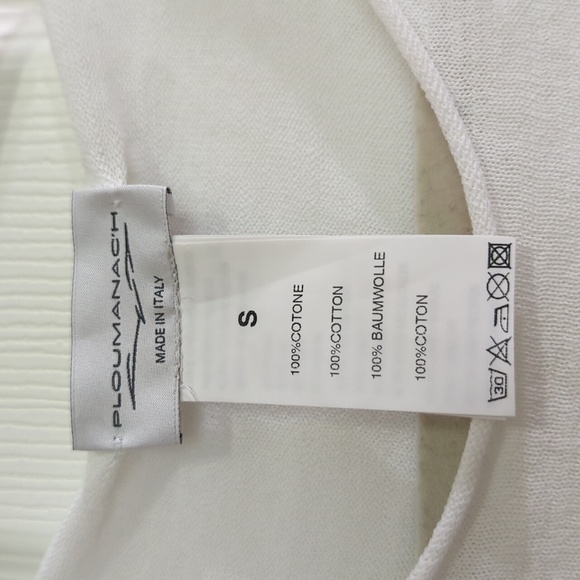 Ploumanac'h Abstract Art Comfy Knit Hand Painted Women's Italian Sweater NWOT - Picture 8 of 14